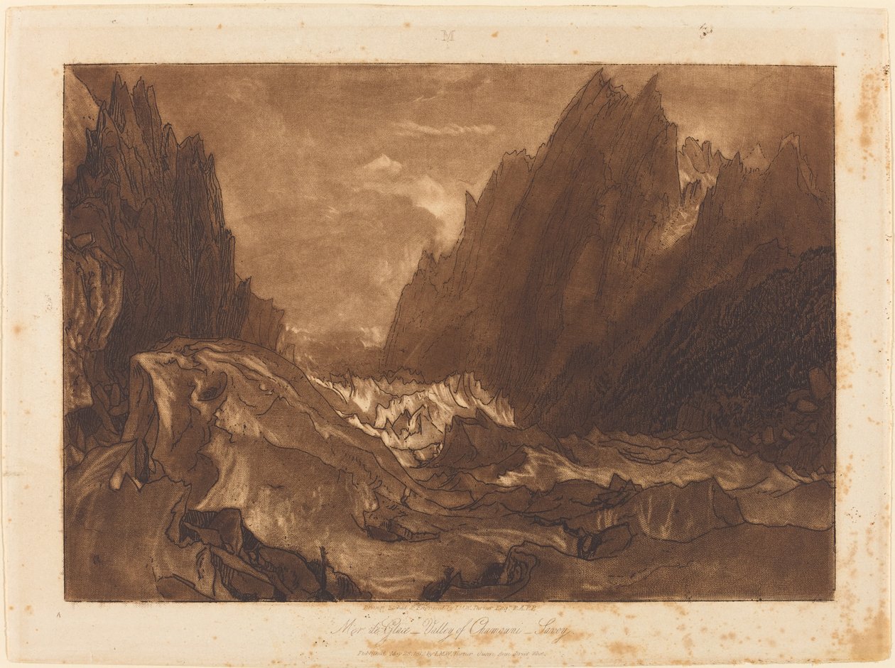 Mer de Glace by Joseph Mallord William Turner