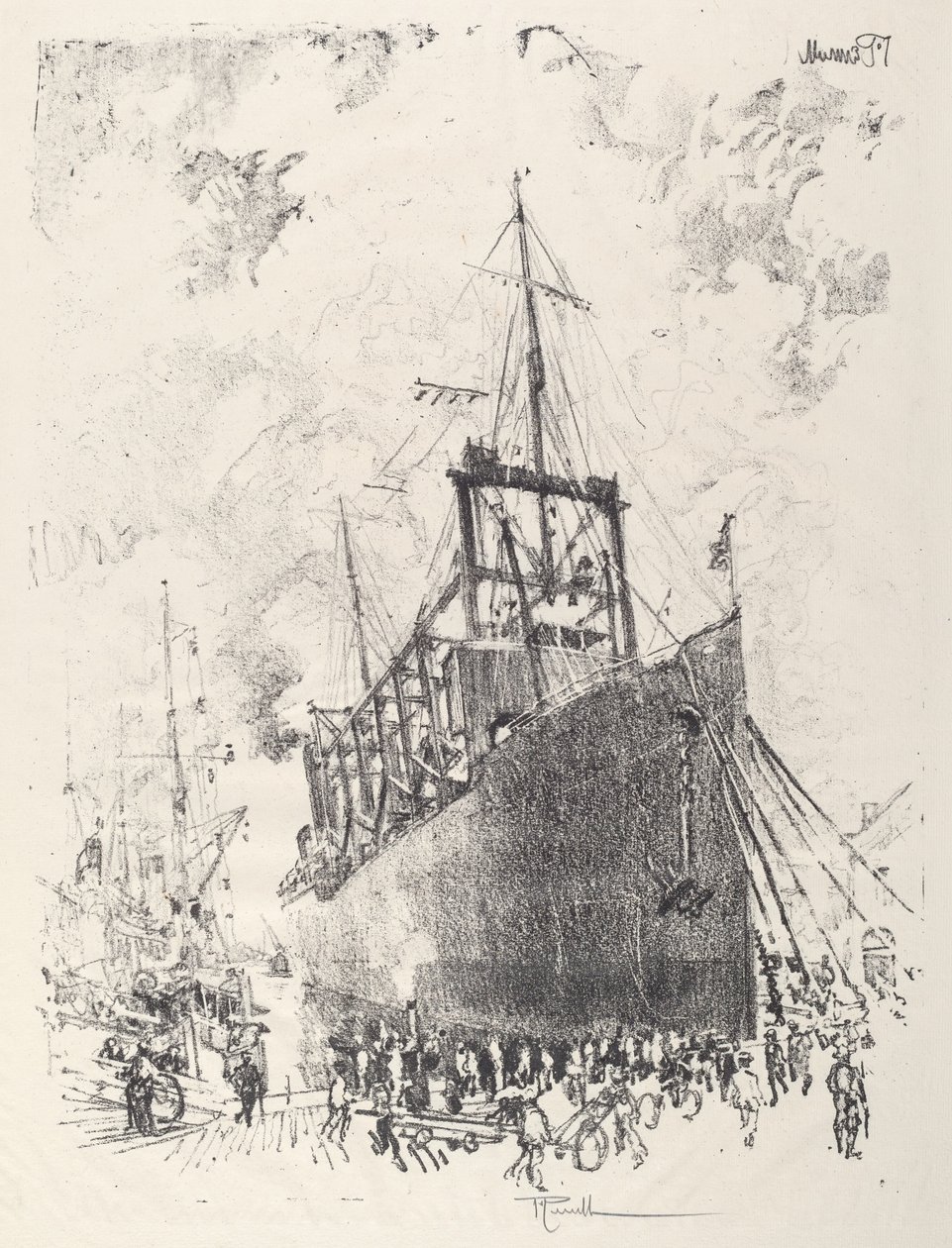 The Collier by Joseph Pennell