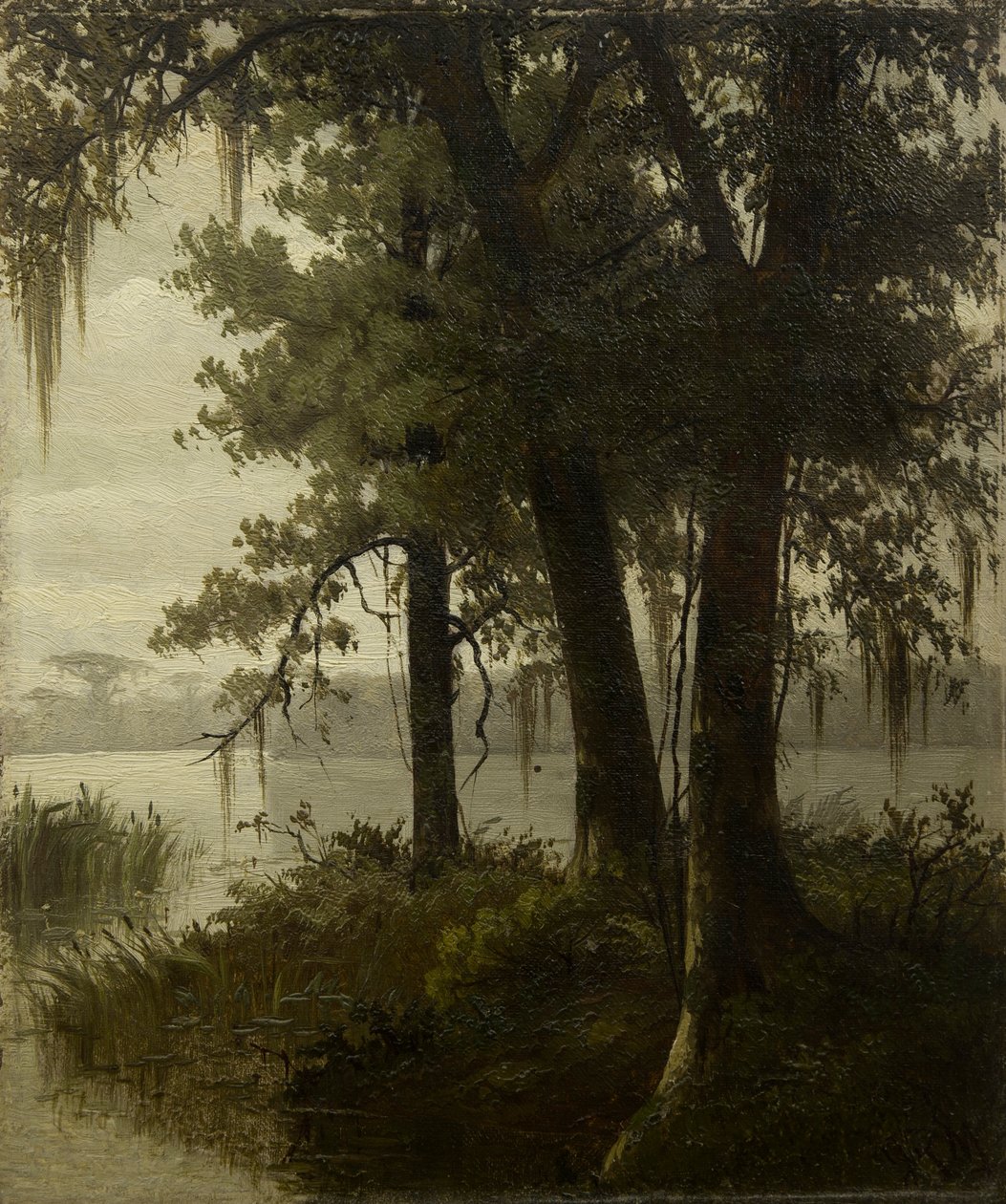 Swamp Scene by Joseph Rusling Meeker