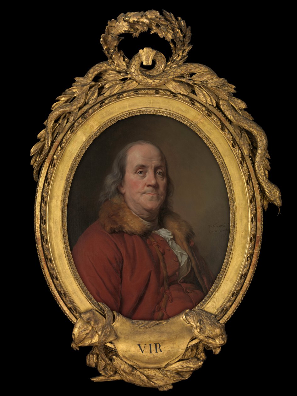 Benjamin Franklin by Joseph Siffred Duplessis