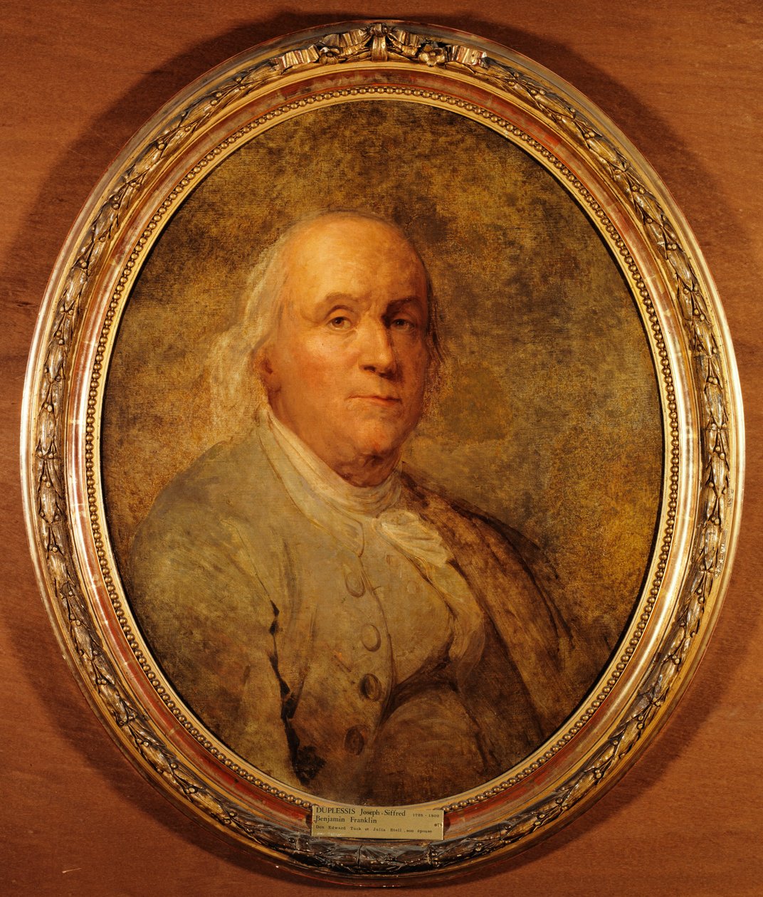 Benjamin Franklin (1706-1790) by Joseph Siffred Duplessis