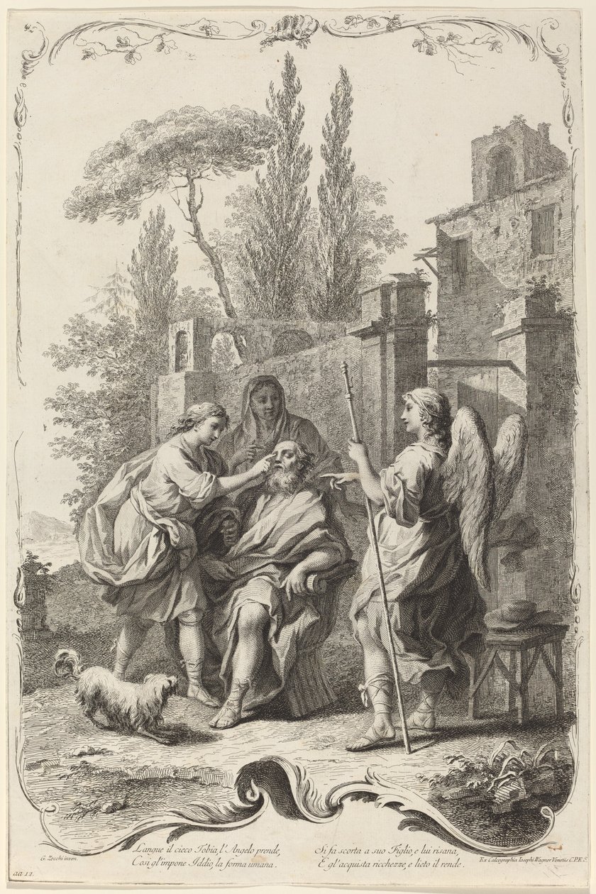 The Blind Tobias by Joseph Wagner
