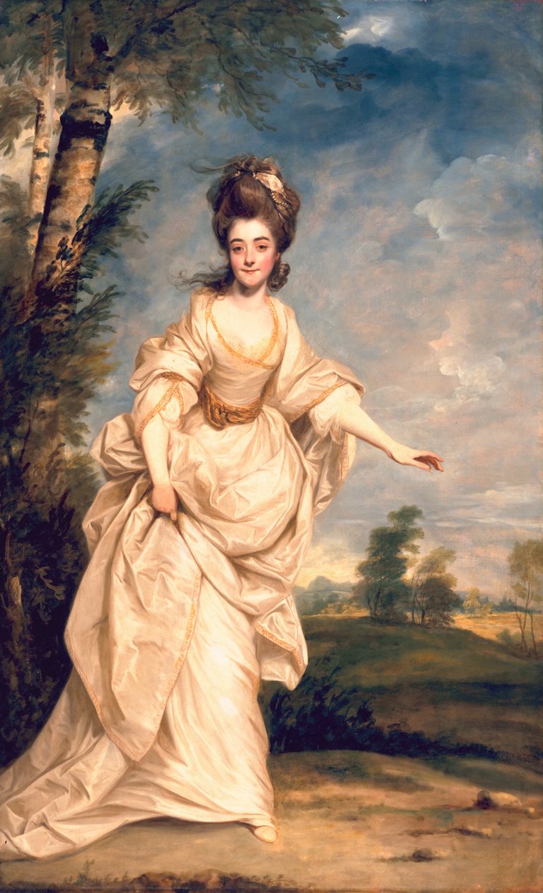 Diana, Viscountess Crosbie, 1777 by Joshua Reynolds