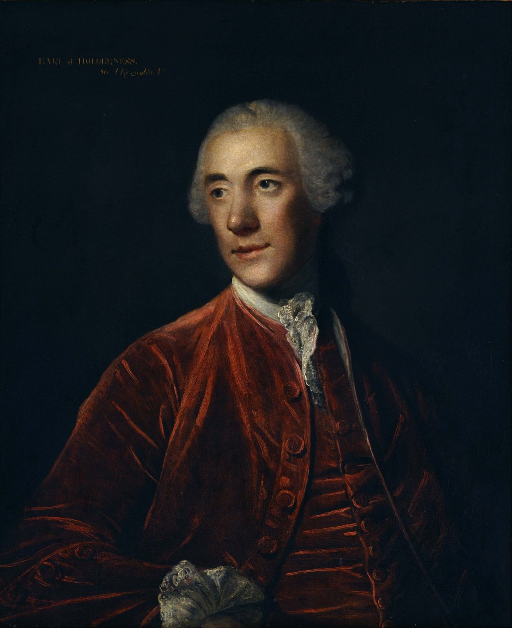 Portrait of Robert Darcy, 4th Earl of Holderness by Joshua Reynolds
