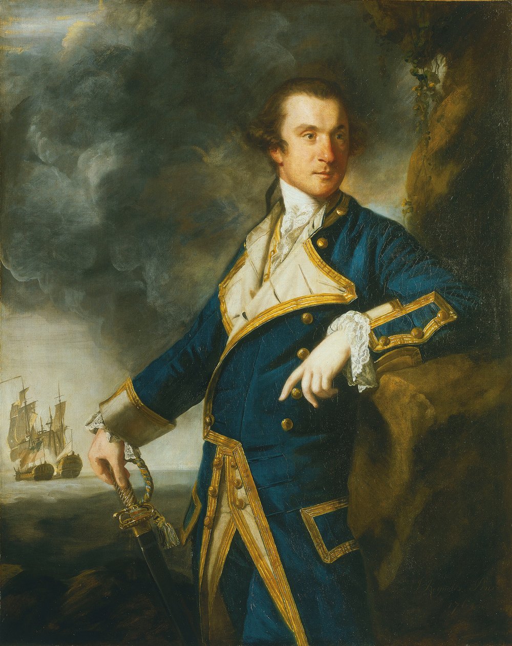 Admiral Alexander Hood by Joshua Reynolds