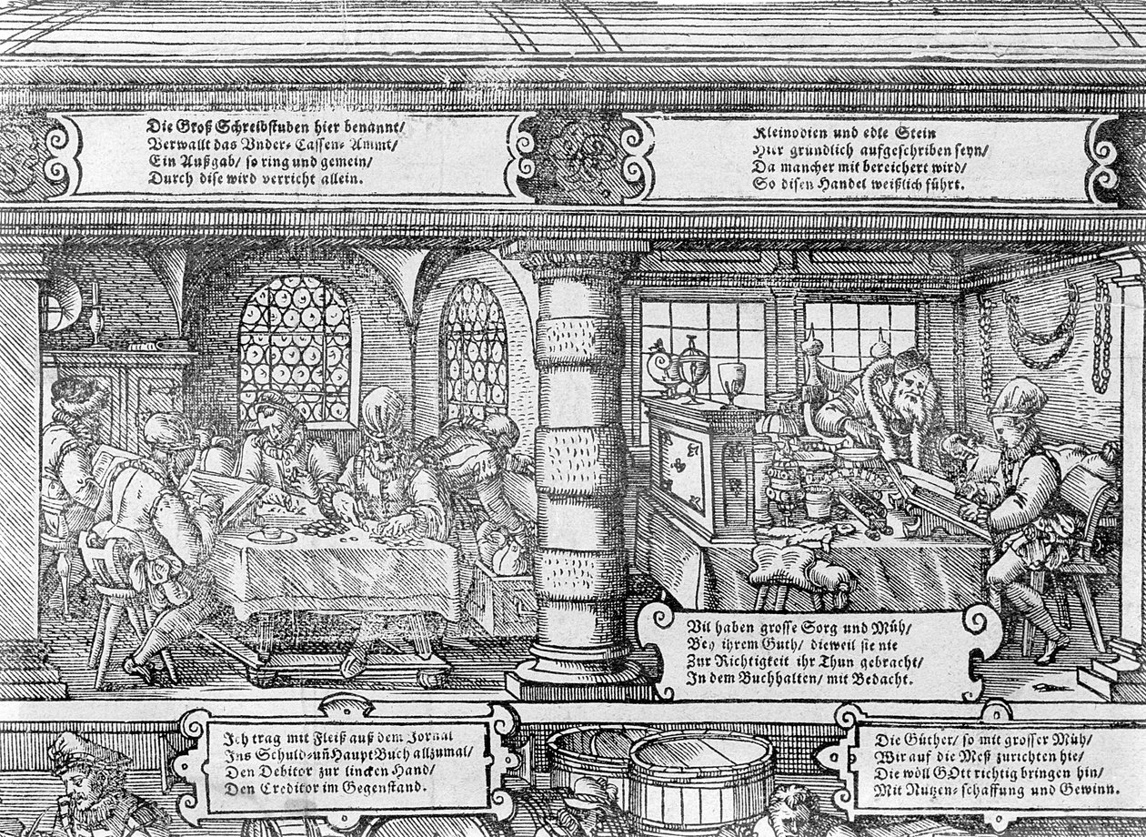 Banking Scene by Jost Amman