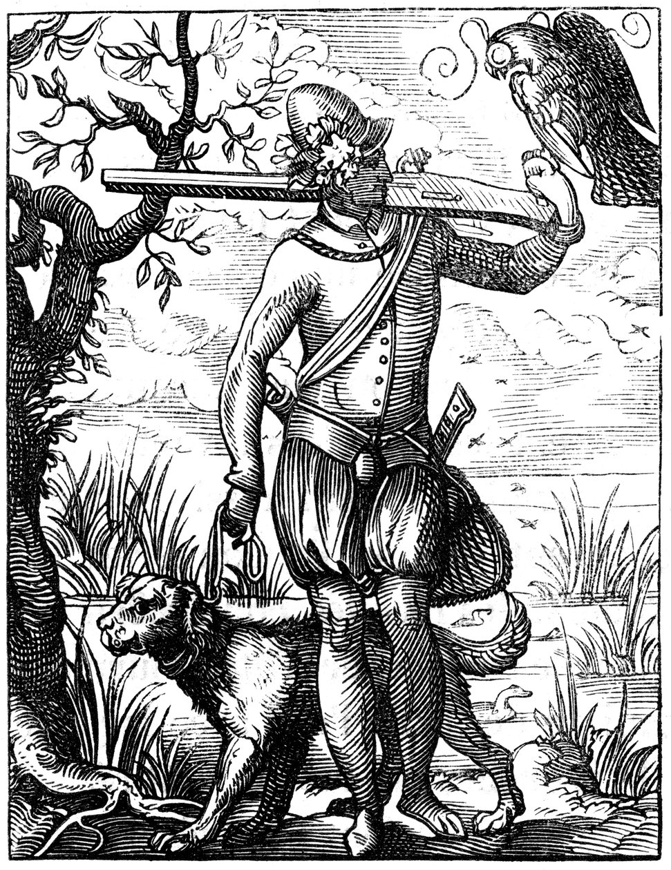 German Falconer by Jost Amman