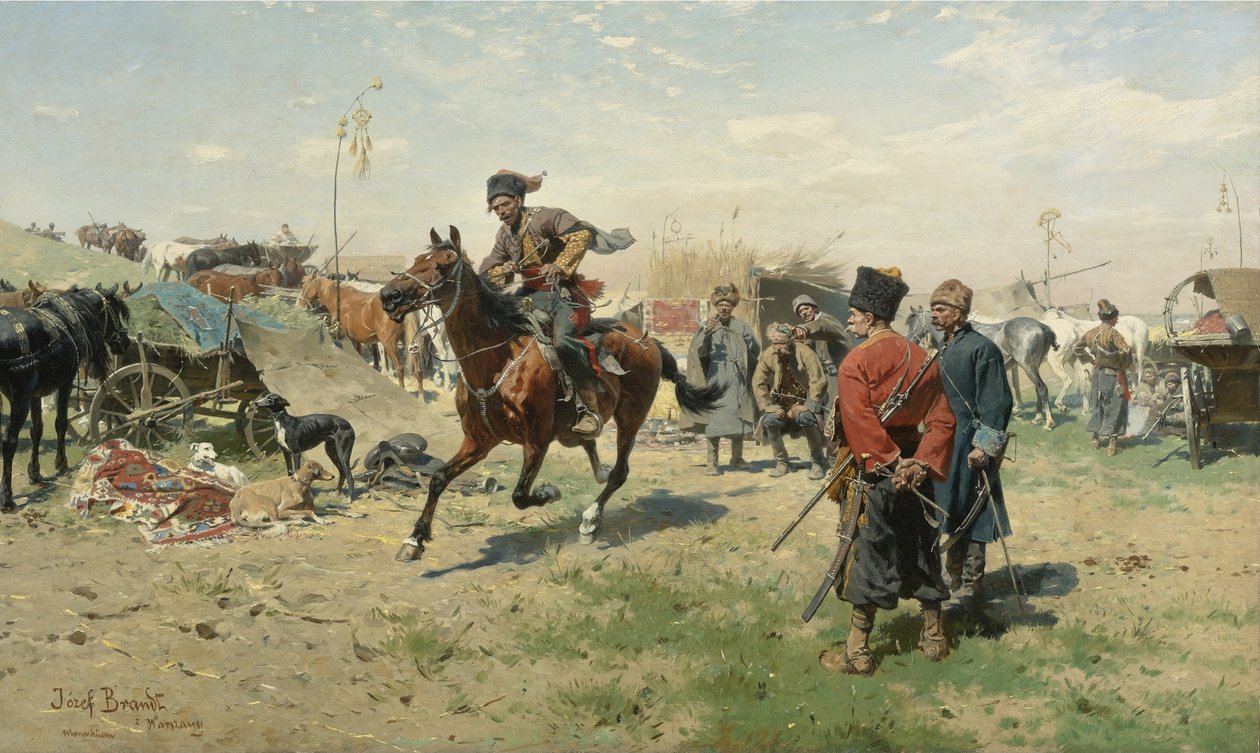 The Zaporozhian Cossacks by Jozef Brandt