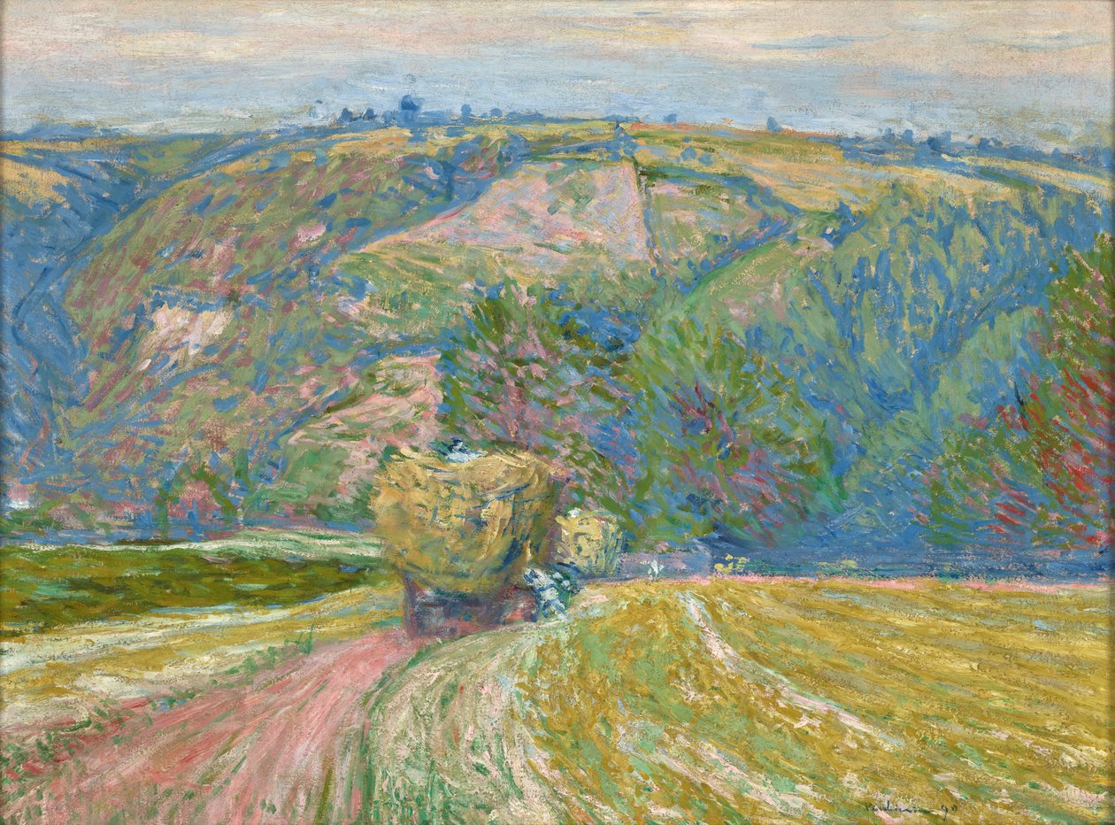 Cart with Hay by Jozef Pankiewicz