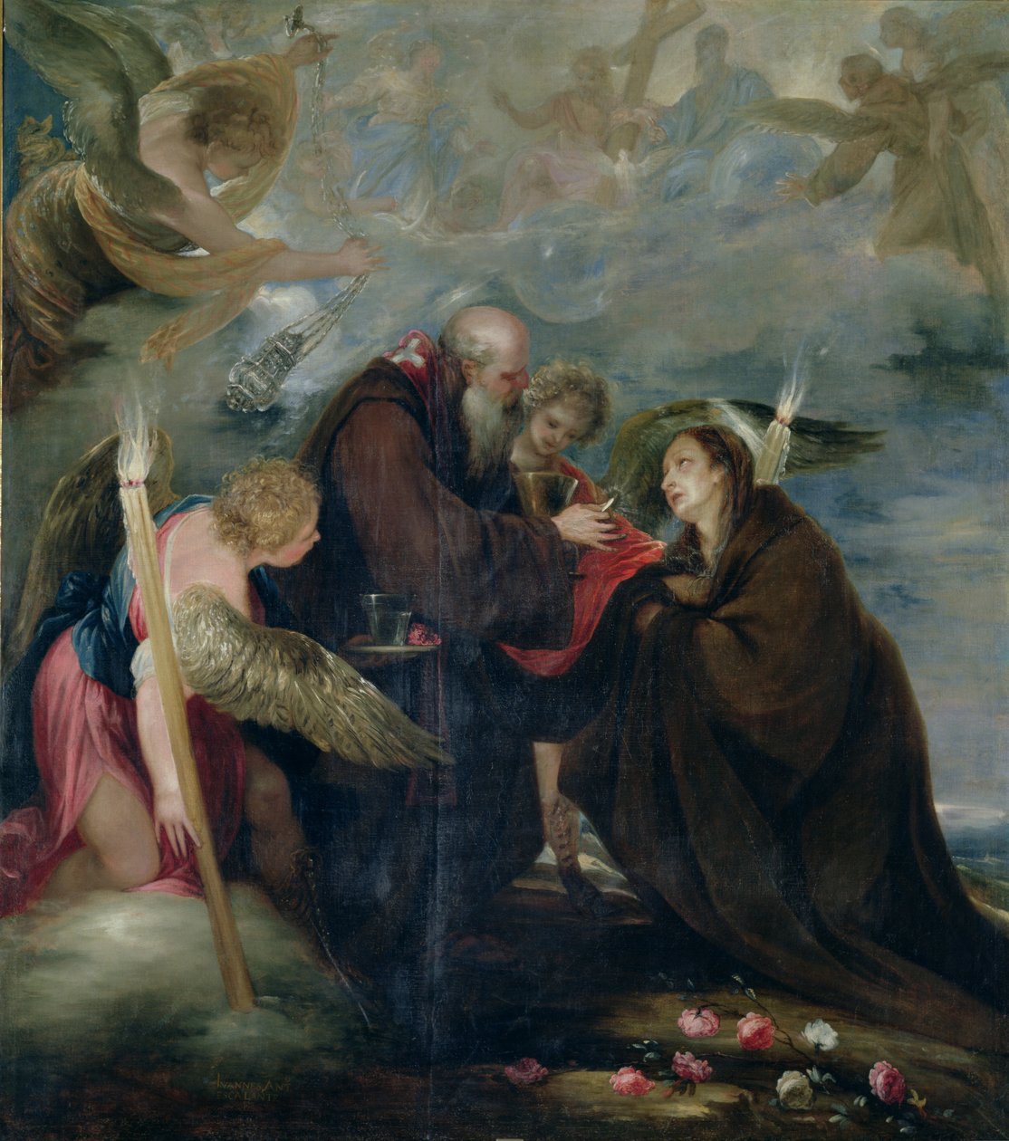 The Communion of St. Rose of Viterbo by Juan Antonio Escalante