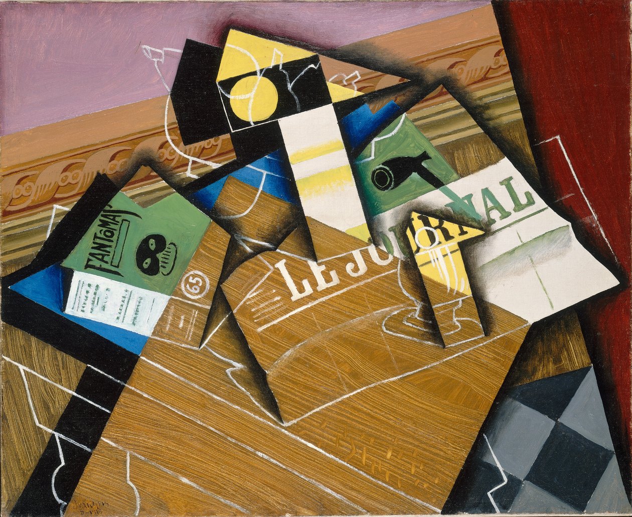Fantomas, 1915 by Juan Gris