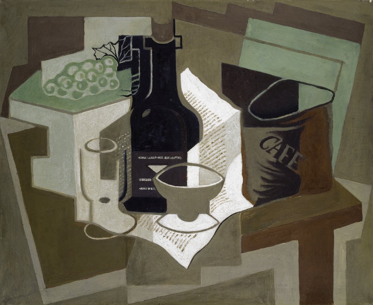 The bag of Coffee, 1920 by Juan Gris