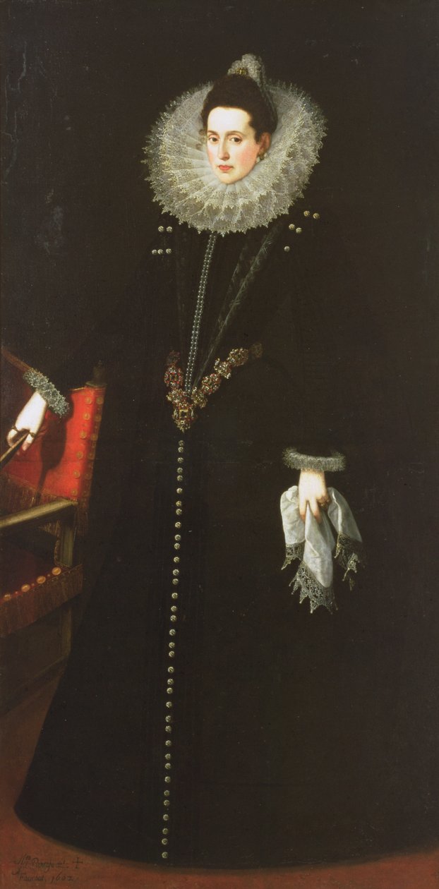 Catalina de la Cerda, Duchess of Lerma, 1602 by Juan Pantoja de la Cruz