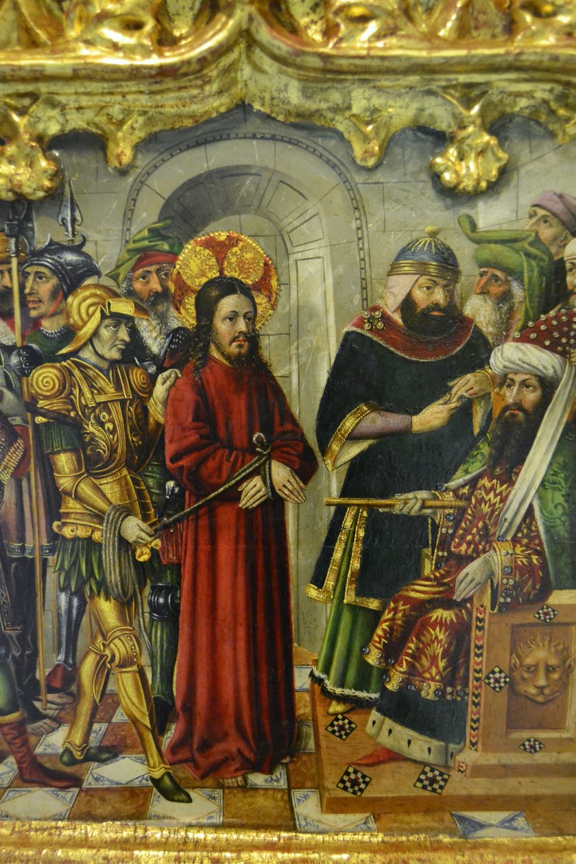Christ and Pontius Pilate by Juan Rexach