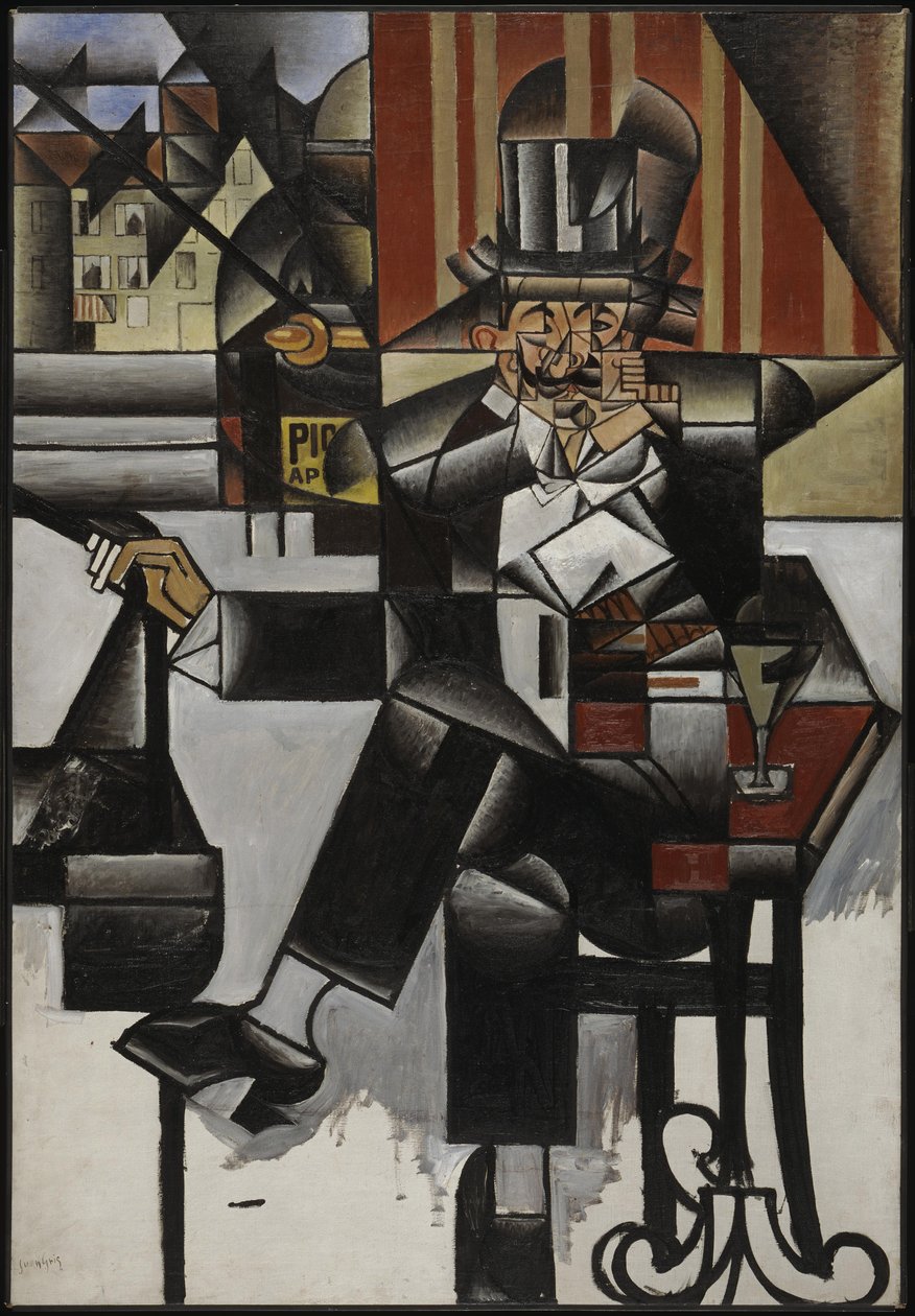 Man in a Café, 1912 by Juan Gris