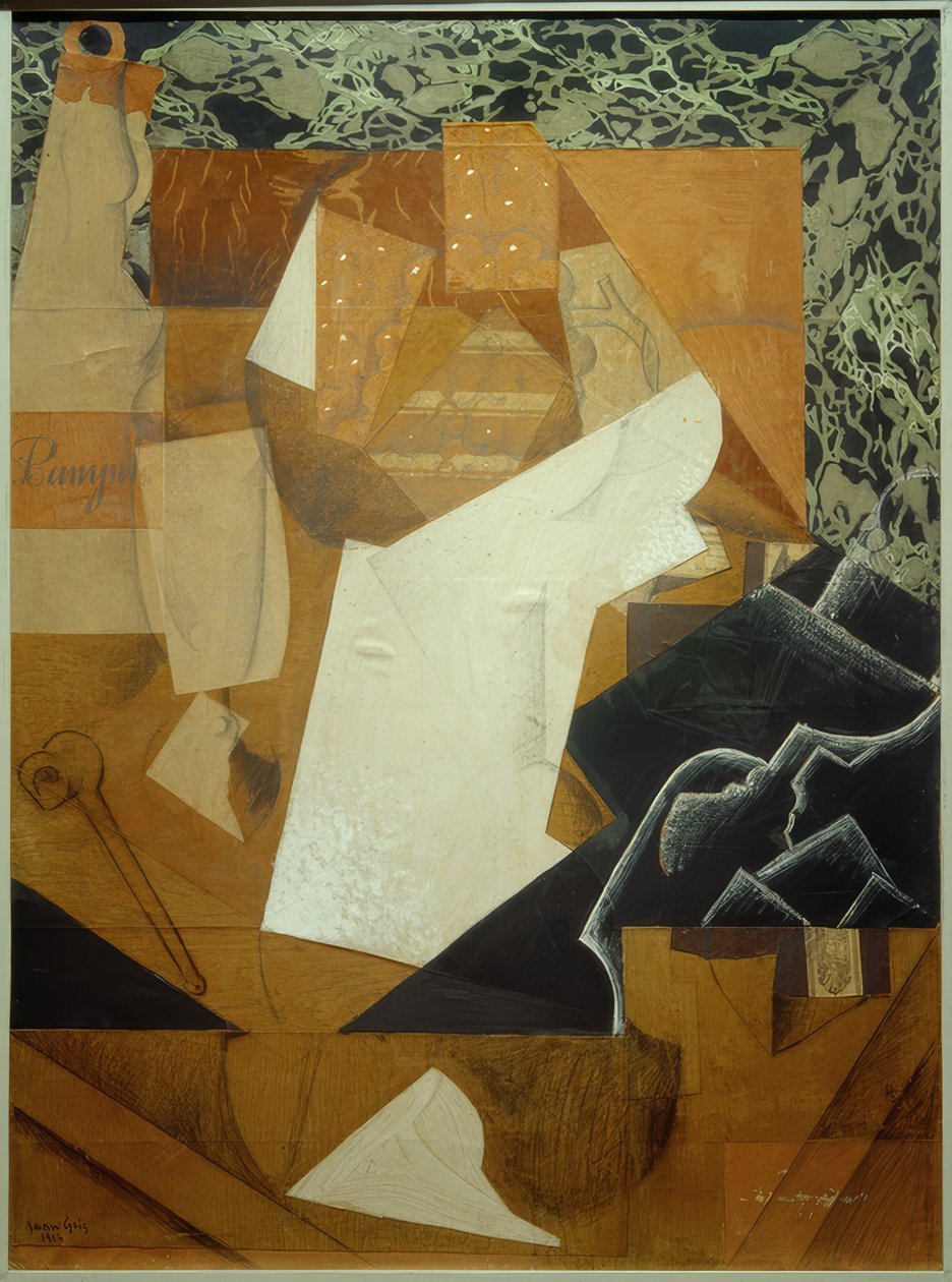 Still Life with Grapes by Juan Gris