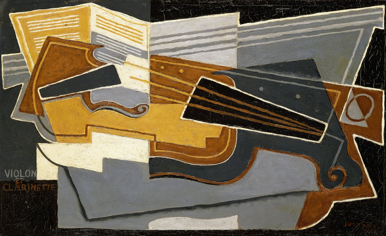 Violin and Clarinet by Juan Gris