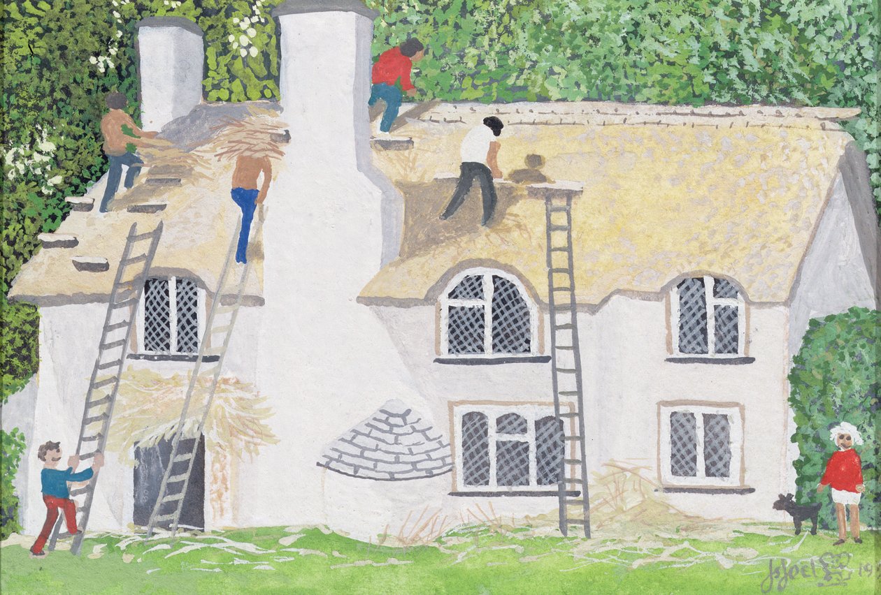 Thatching, 1995 by Judy Joel