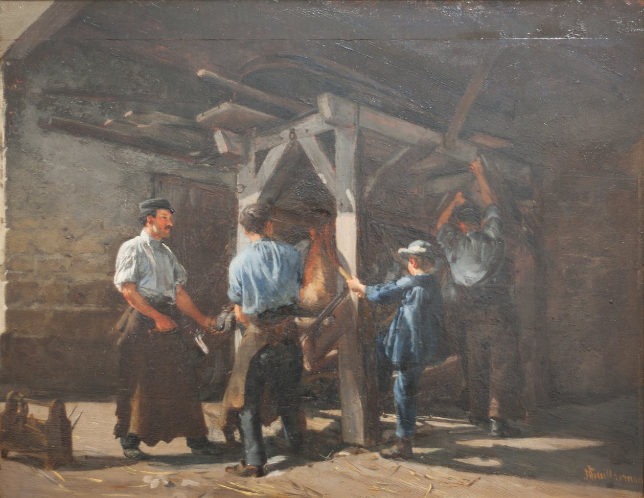 Forge Friedli at Saint-Blaise by Jules Jacques Jacot Guillarmod