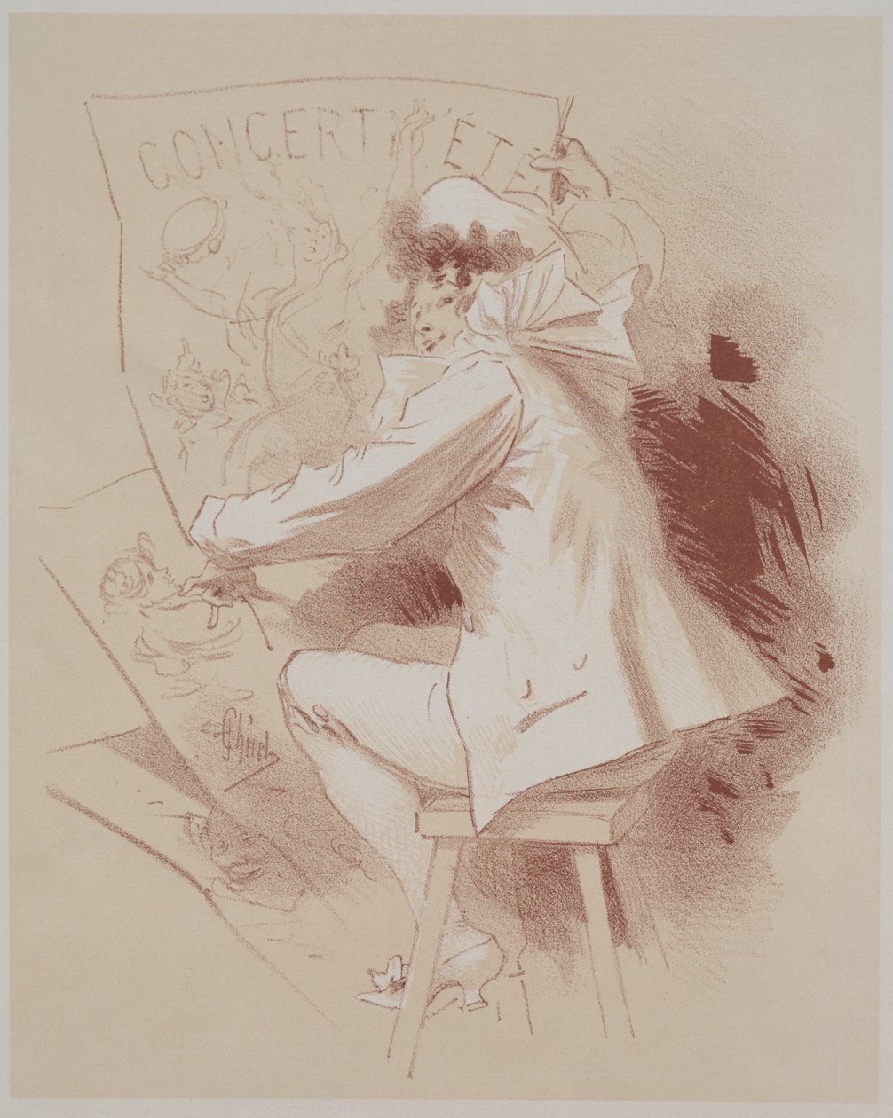 Summer Concert by Jules Cheret