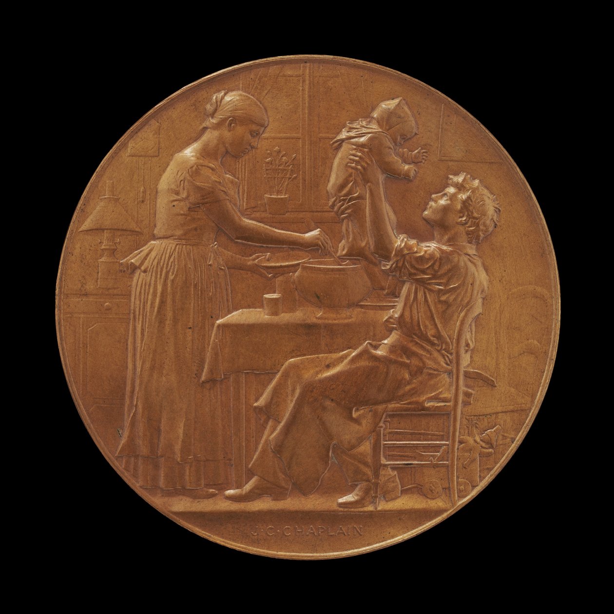 Family Values [obverse] by Jules Clement Chaplain