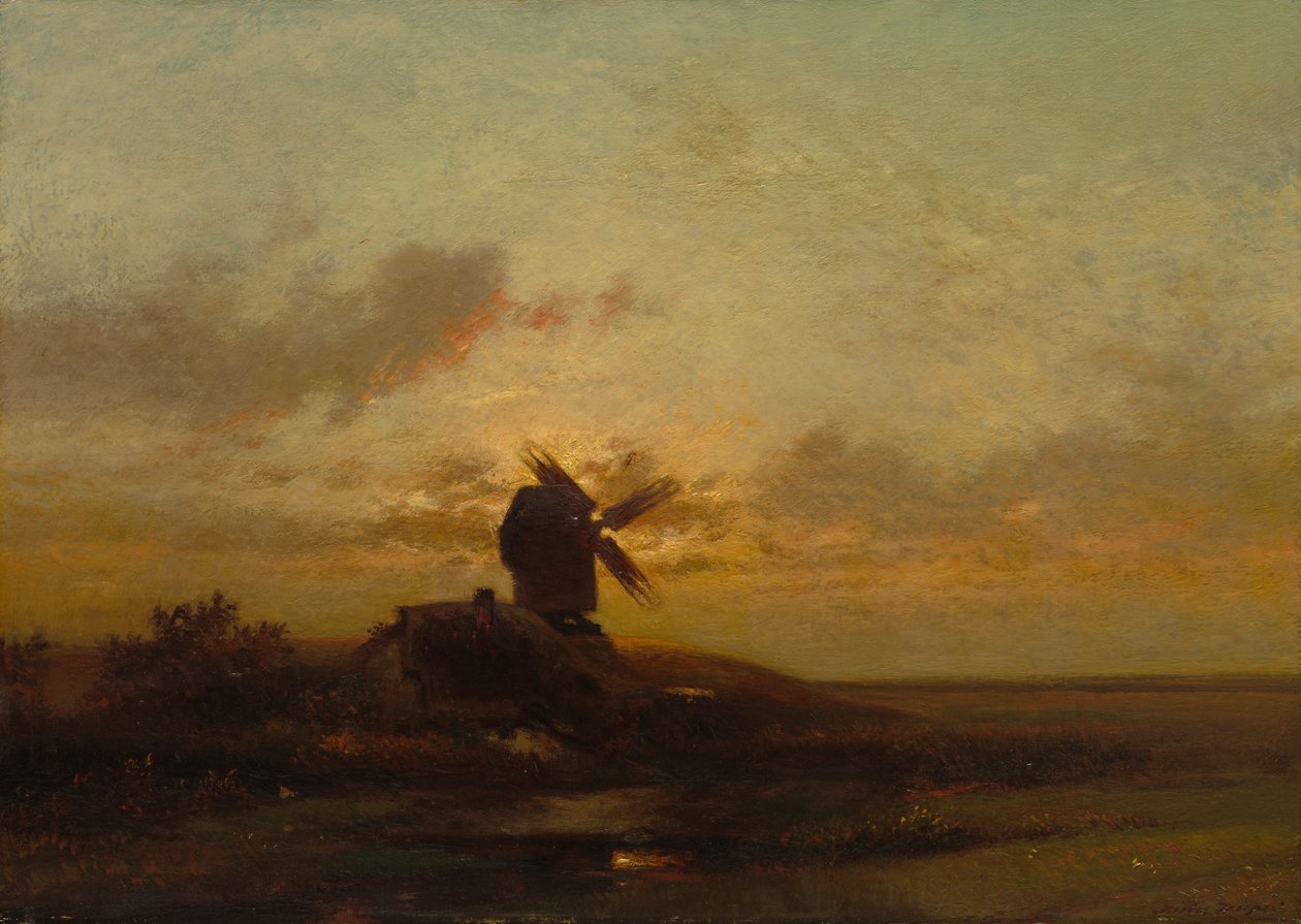 The Windmill by Jules Dupré