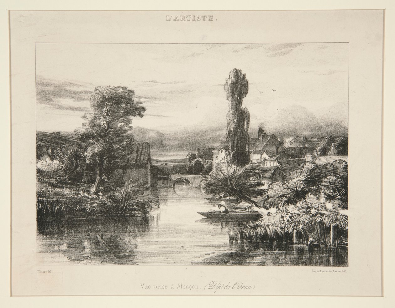 View Taken at Alencon by Jules Dupré