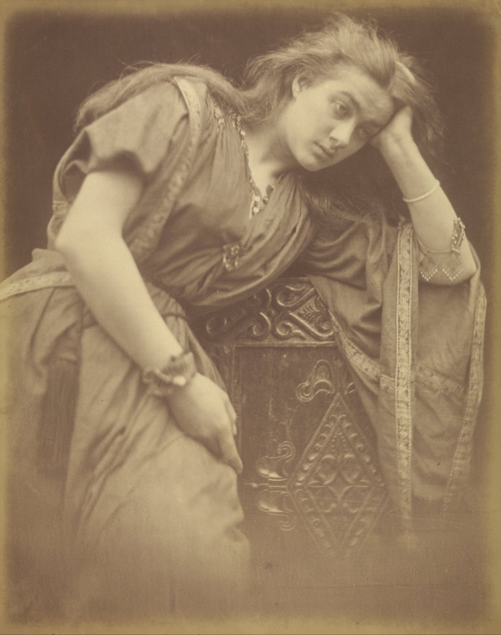 She Said I Am Aweary Aweary I Would That I Were Dead by Julia Margaret Cameron