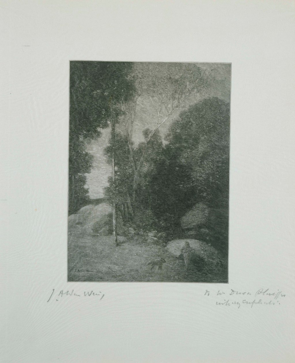 Pan and the Wolf by Julian Alden Weir
