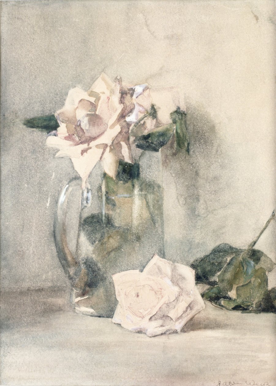 Study of Roses by Julian Alden Weir