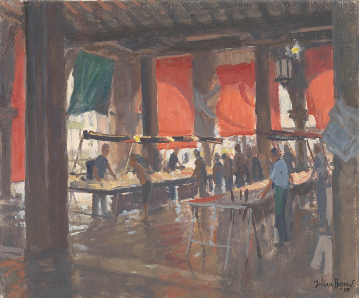Fish Market, Venice by Julian Barrow