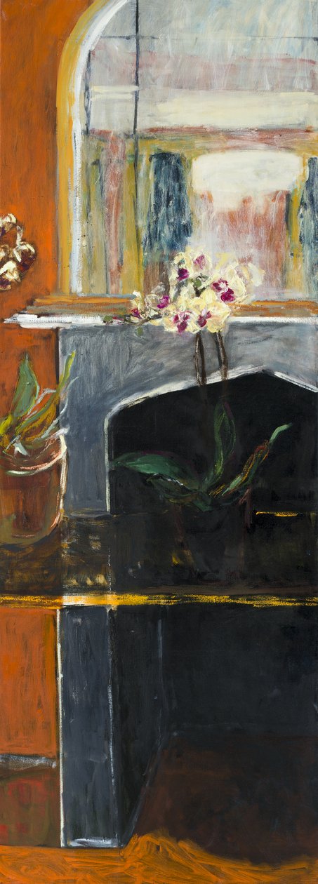 Interior with Orchid by Julie Held