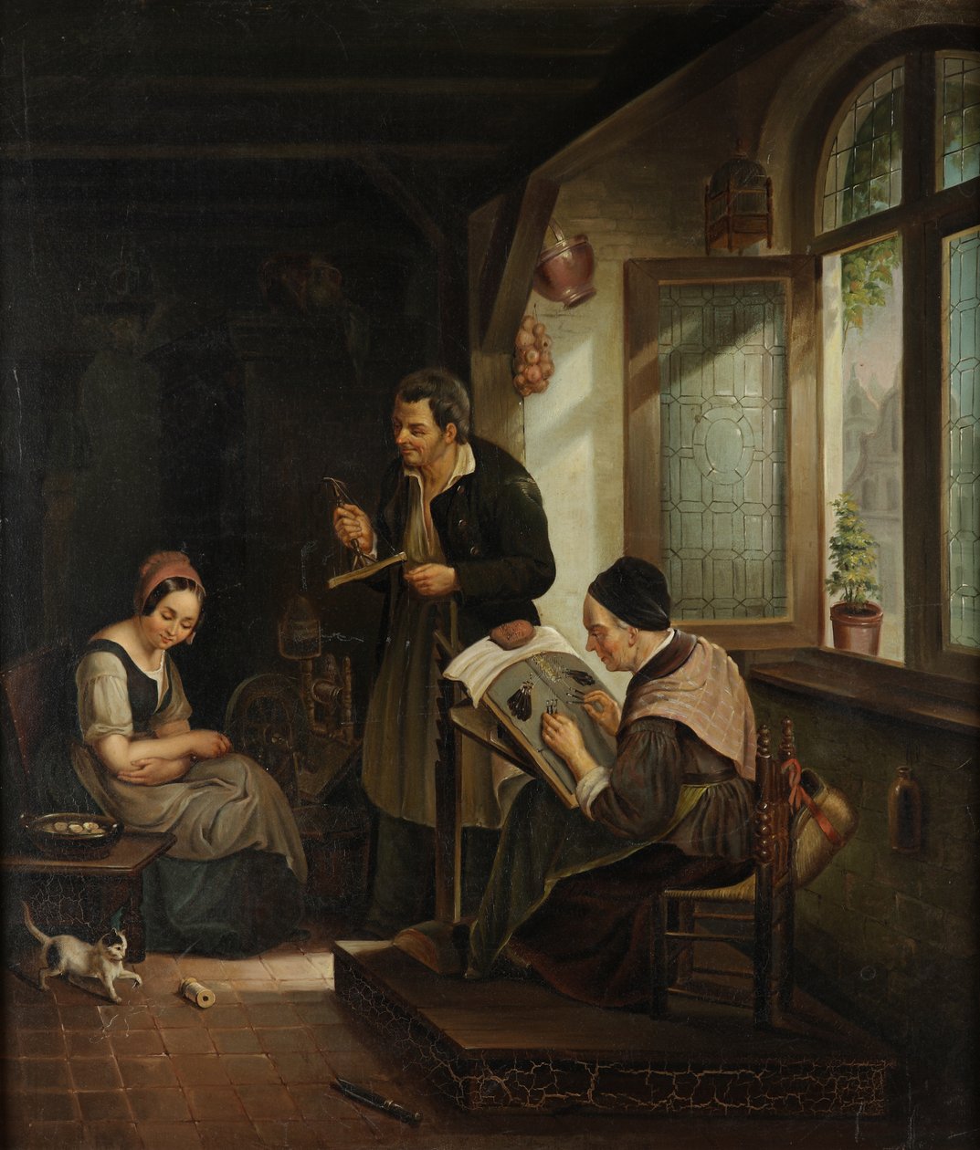 Lacemakers by Julius Ehrke