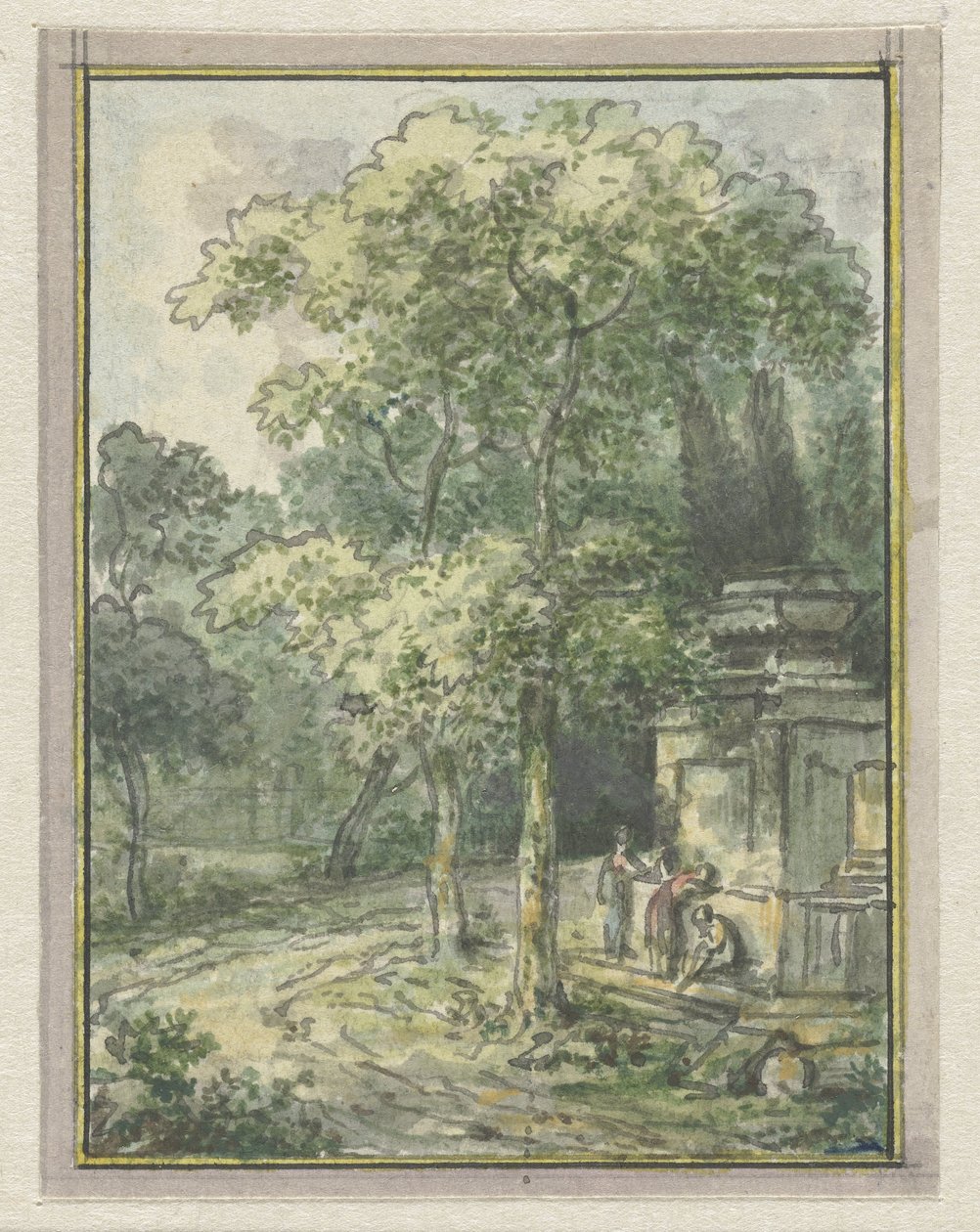 Landscape with Fountain by Jurriaan Andriessen