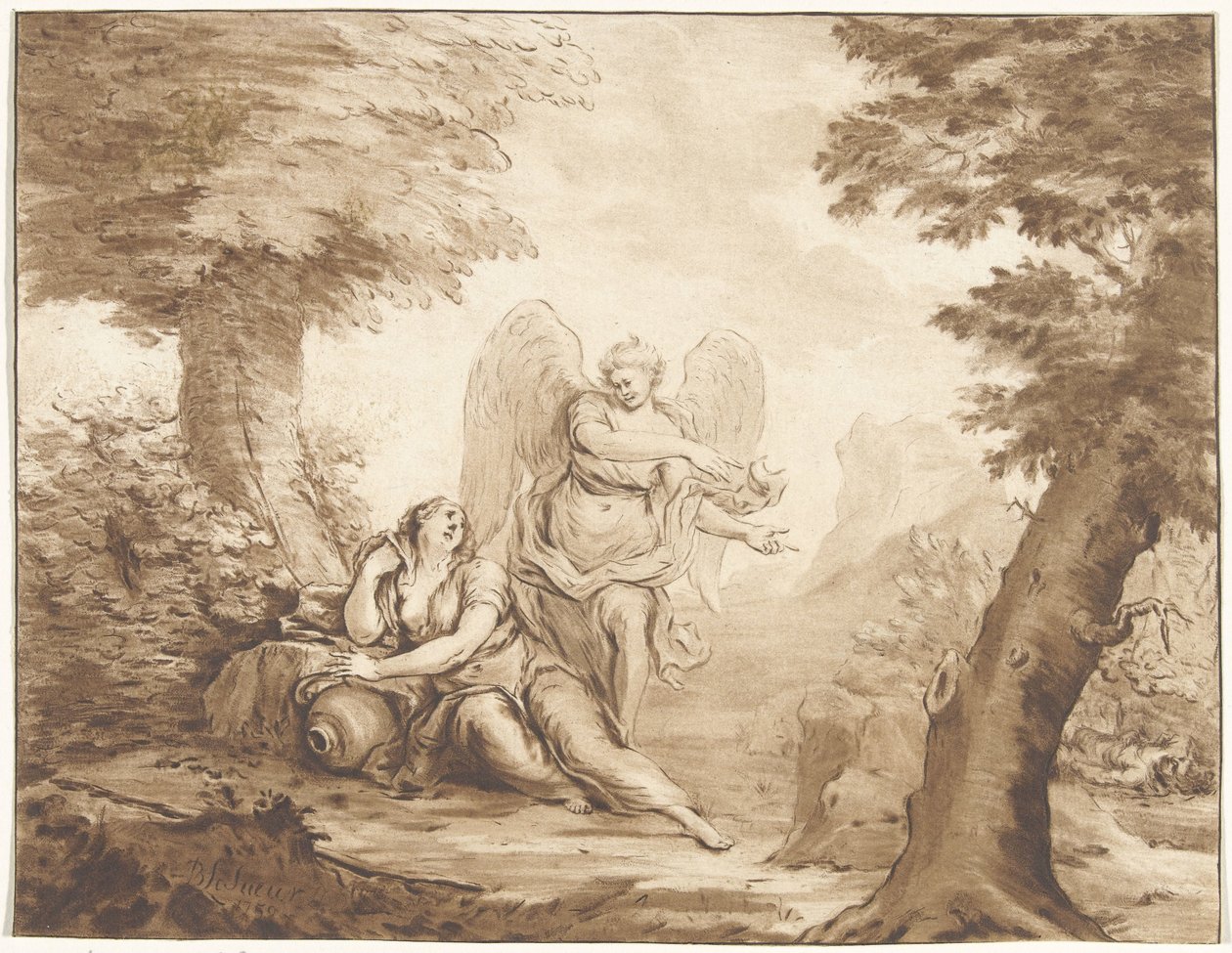 Hagar in the Desert by Jurriaan Cootwijck
