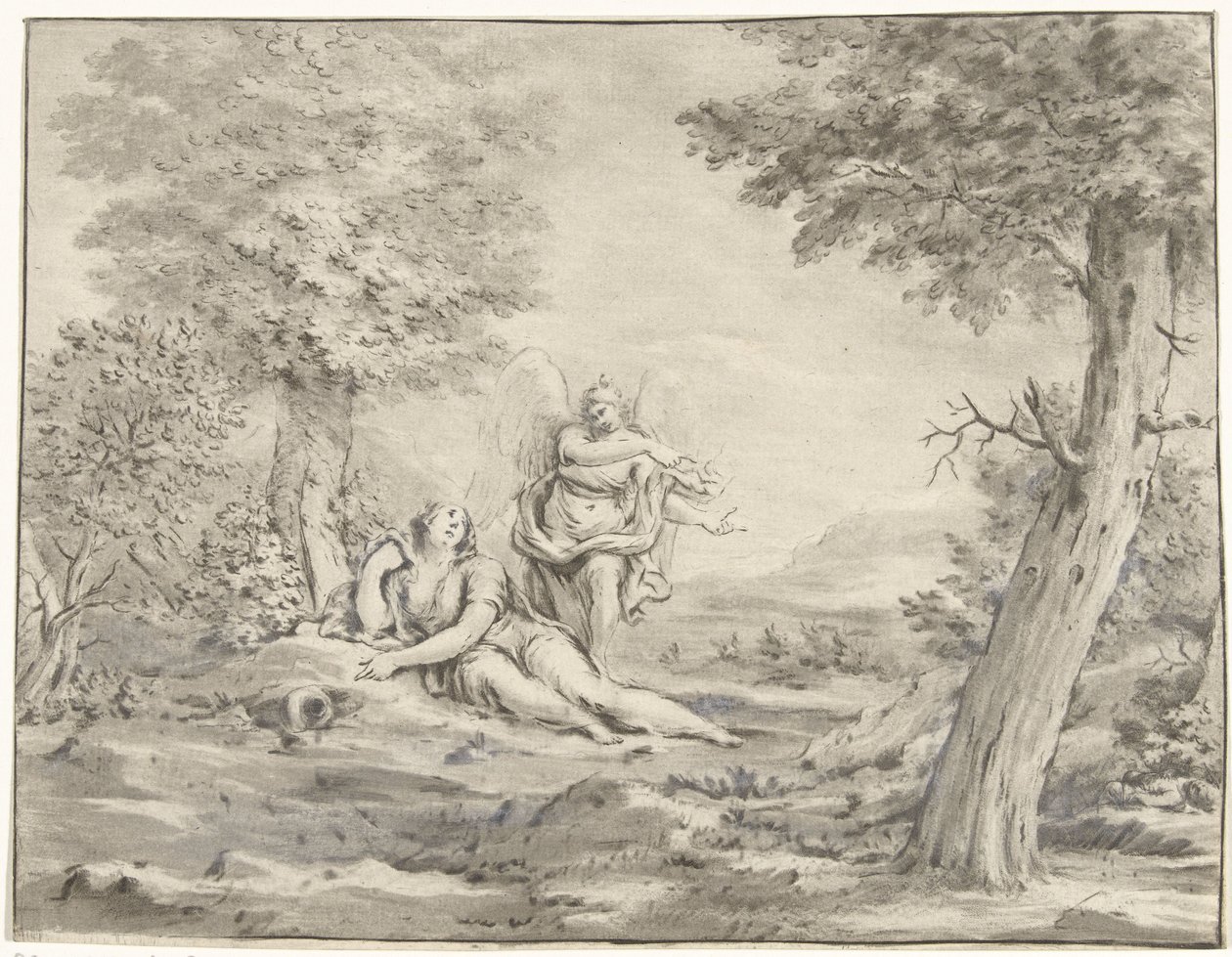 Hagar in the Desert by Jurriaan Cootwijck