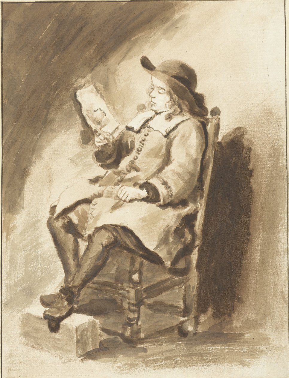 Young Man Reading by Jurriaan Cootwijck