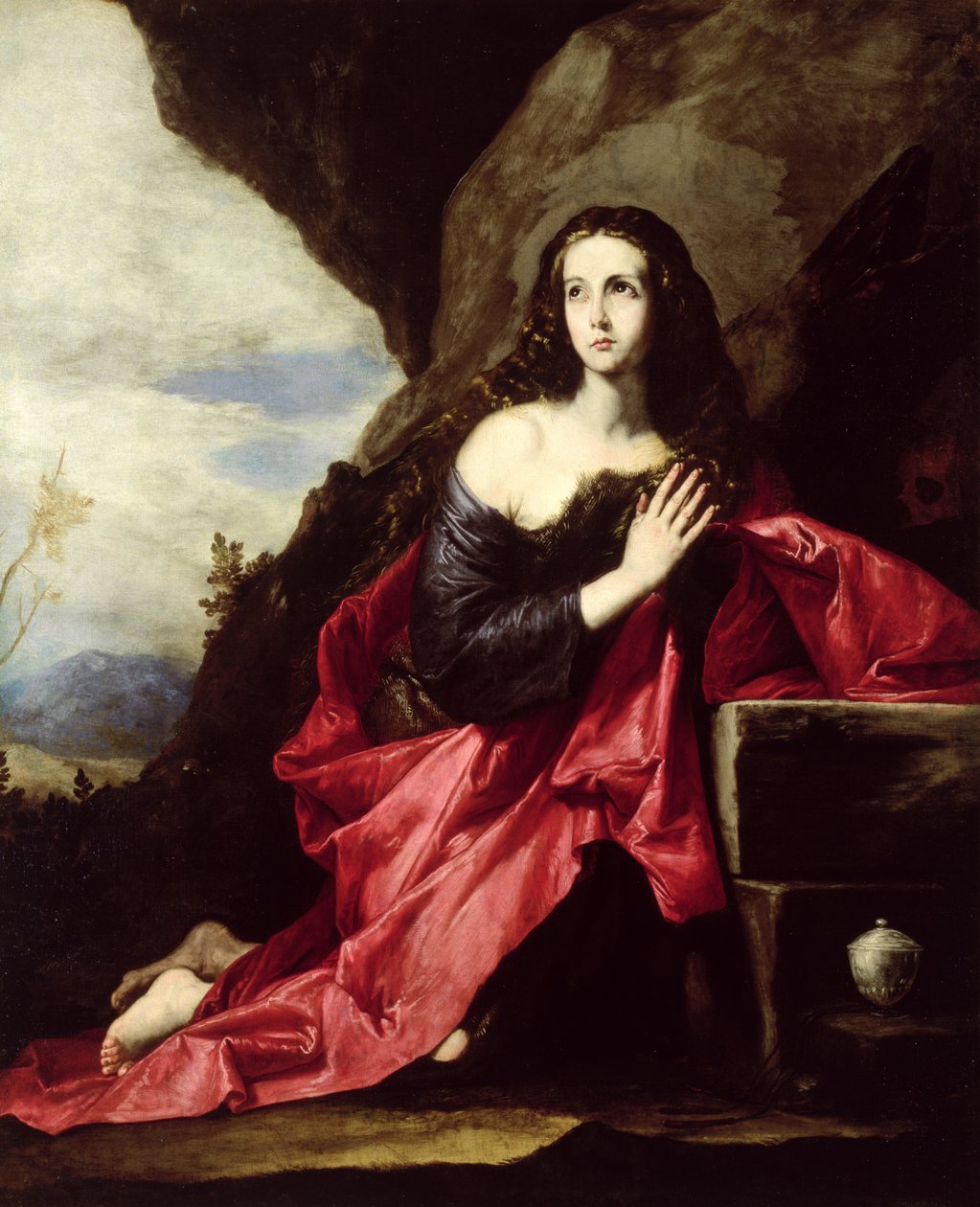 St. Mary Magdalene or St. Thais in the Desert, c.1640-41 by Jusepe de Ribera