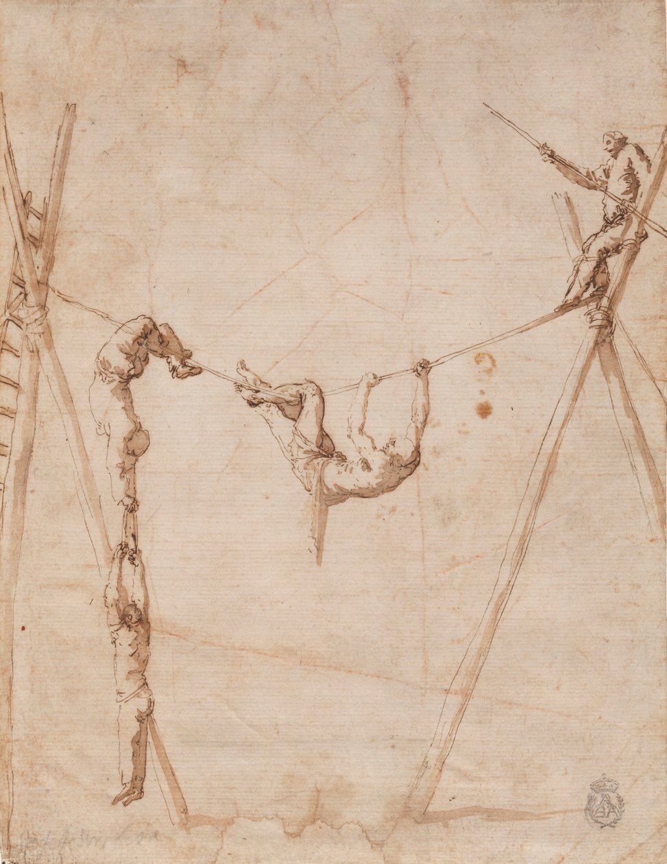 Acrobats on the Rope by Jusepe de Ribera
