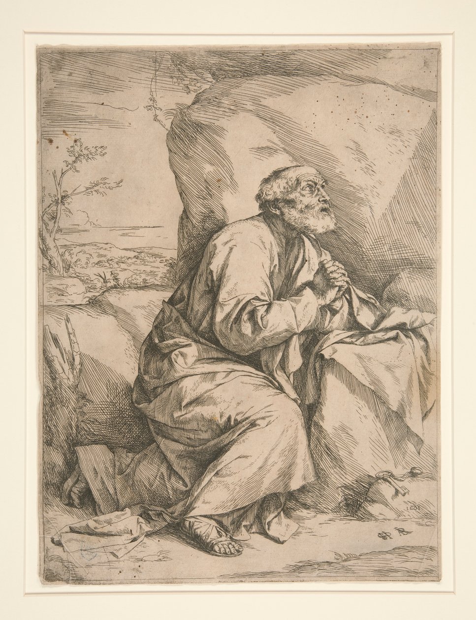 Saint Peter in Penitence by Jusepe de Ribera