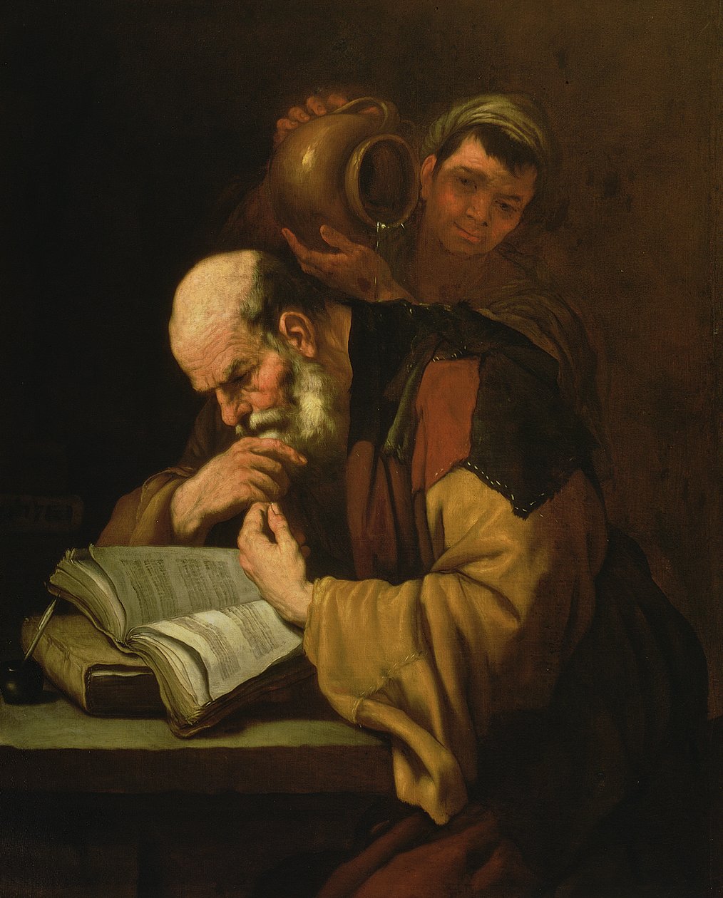 The Philosopher by Jusepe de Ribera