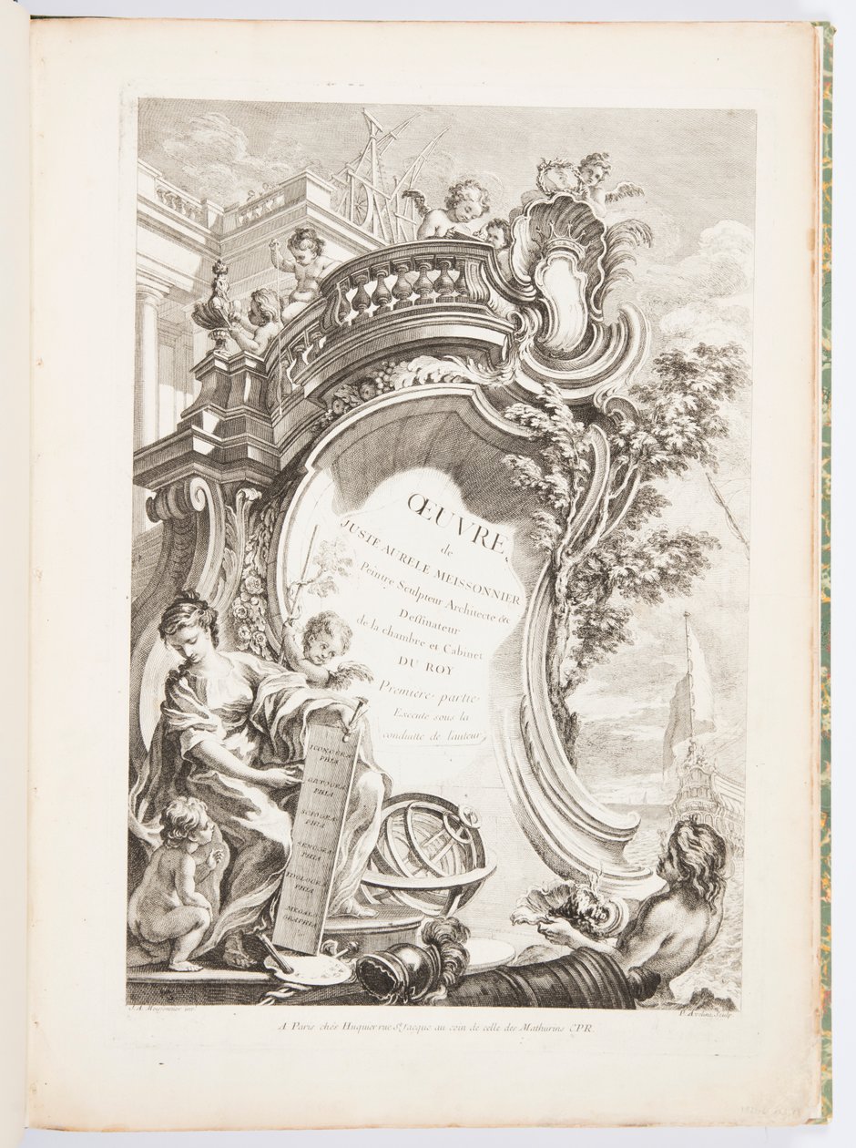 Oeuvres de Juste-Aurèle Meissonnier by Juste Aurèle Meissonnier
