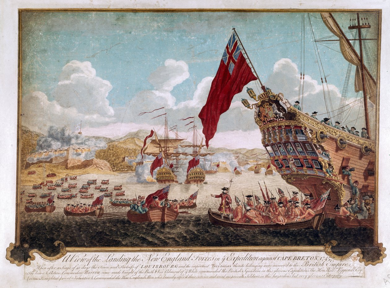 The Capture of Louisbourg by Justin Stevens