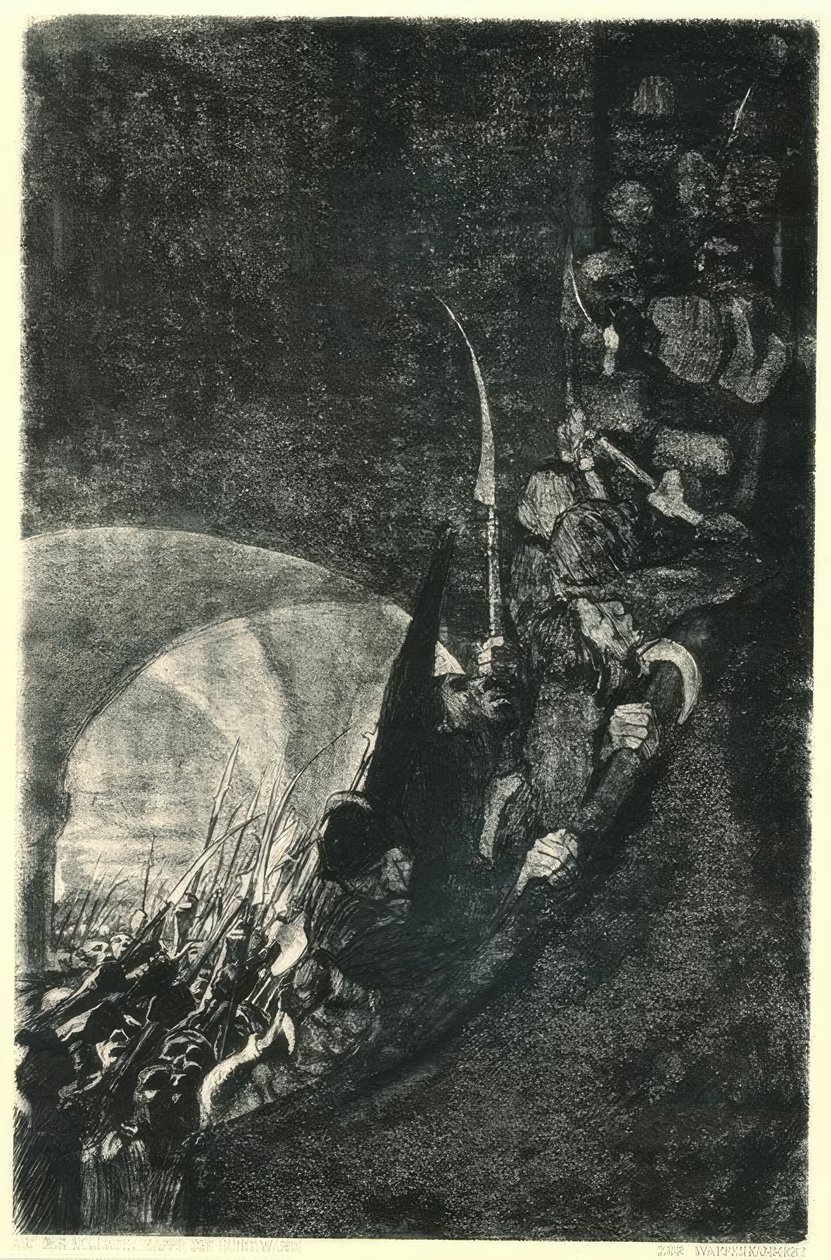 Armament in a Vault by Käthe Kollwitz