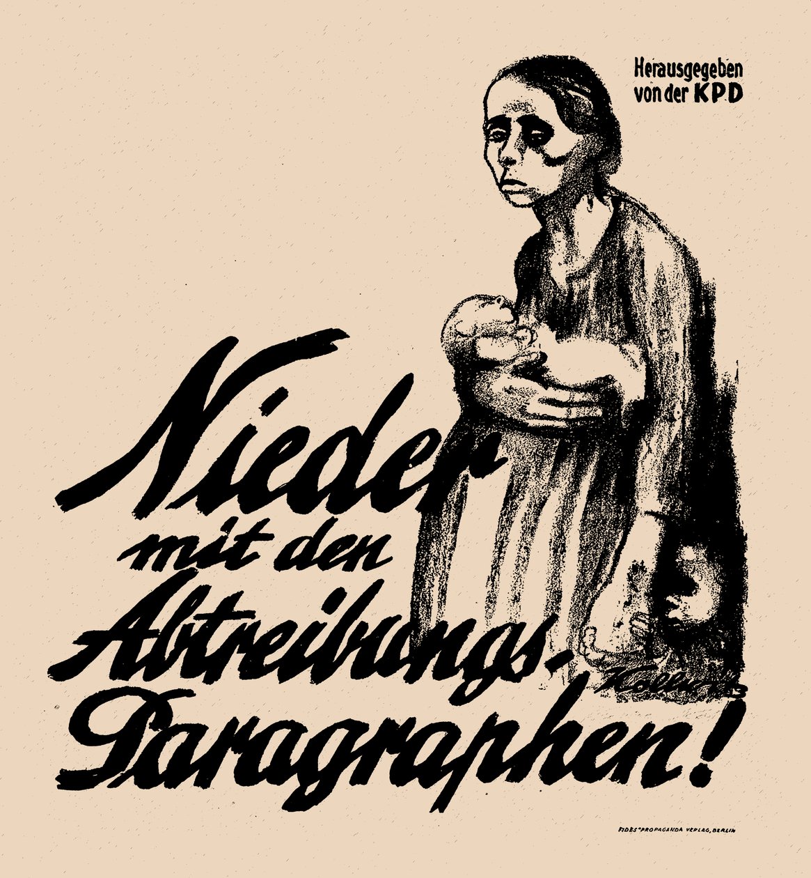 Down with the Abortion Paragraphs! by Käthe Kollwitz