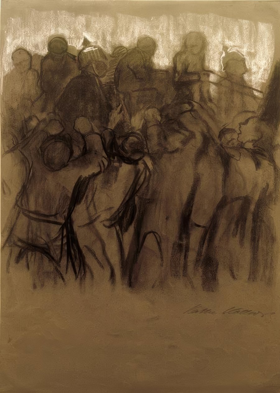 Razzia (Coal Strike) by Käthe Kollwitz