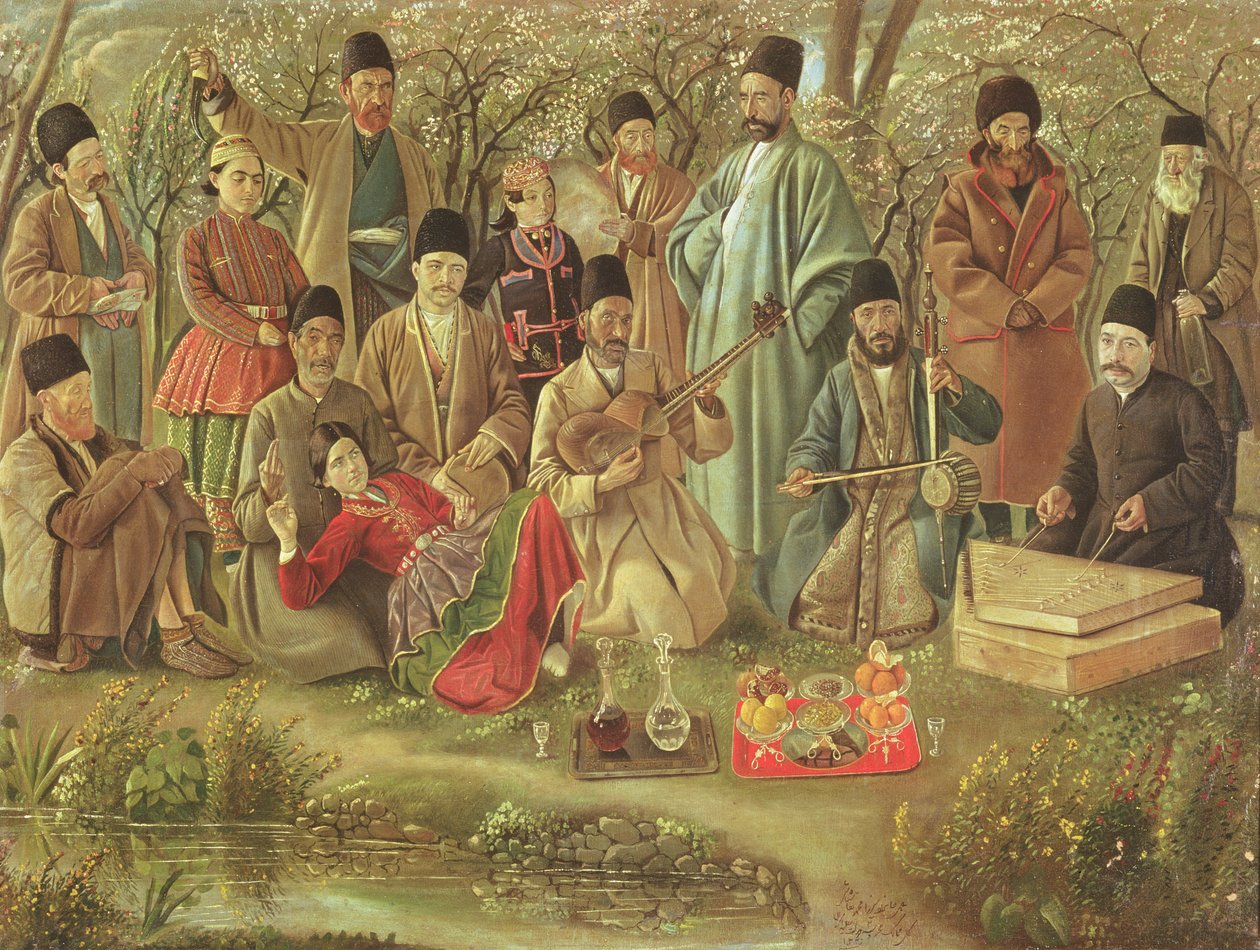 Persian Musicians by Kamal Al Molk