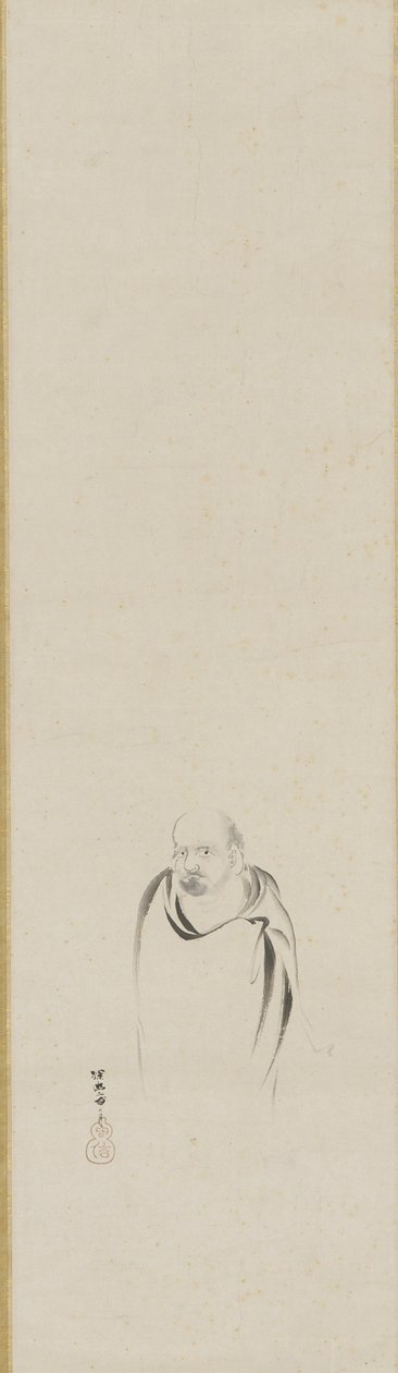 Bodhidharma by Kanō Tan’yū