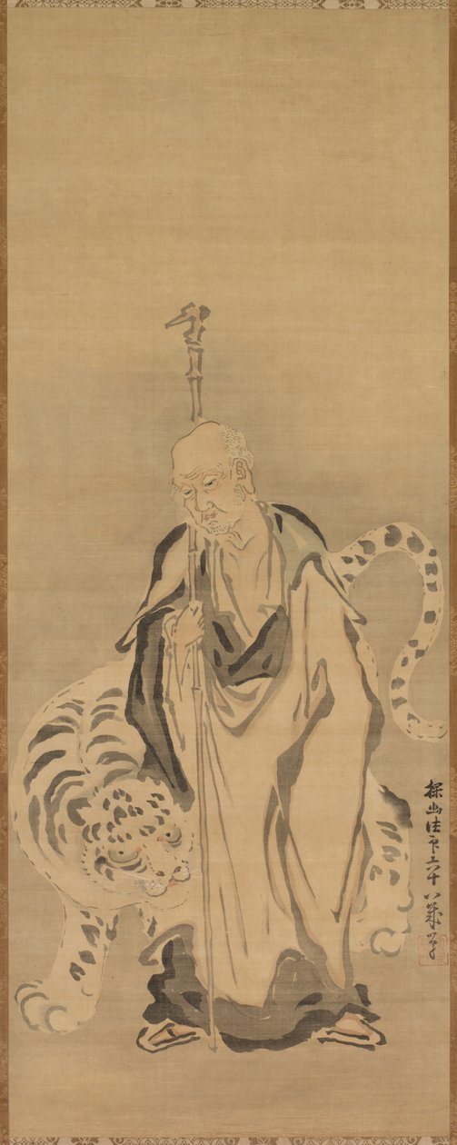 A Sage with Tiger by Kanō Tan’yū