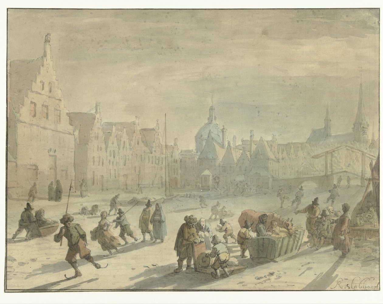 Galgewater in Leiden with Ice Entertainment by Karel Slabbaert